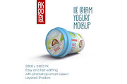 Yogurt Ice Cream Mockup, a Cups & Container Mockup by akropol (Thumbnail 3 of 6)