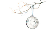 Winter animal watercolor clipart set, an Animal Illustration by masha gross (Thumbnail 2 of 5)