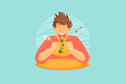 People eat., a Food Illustration by Podis (Thumbnail 2 of 9)