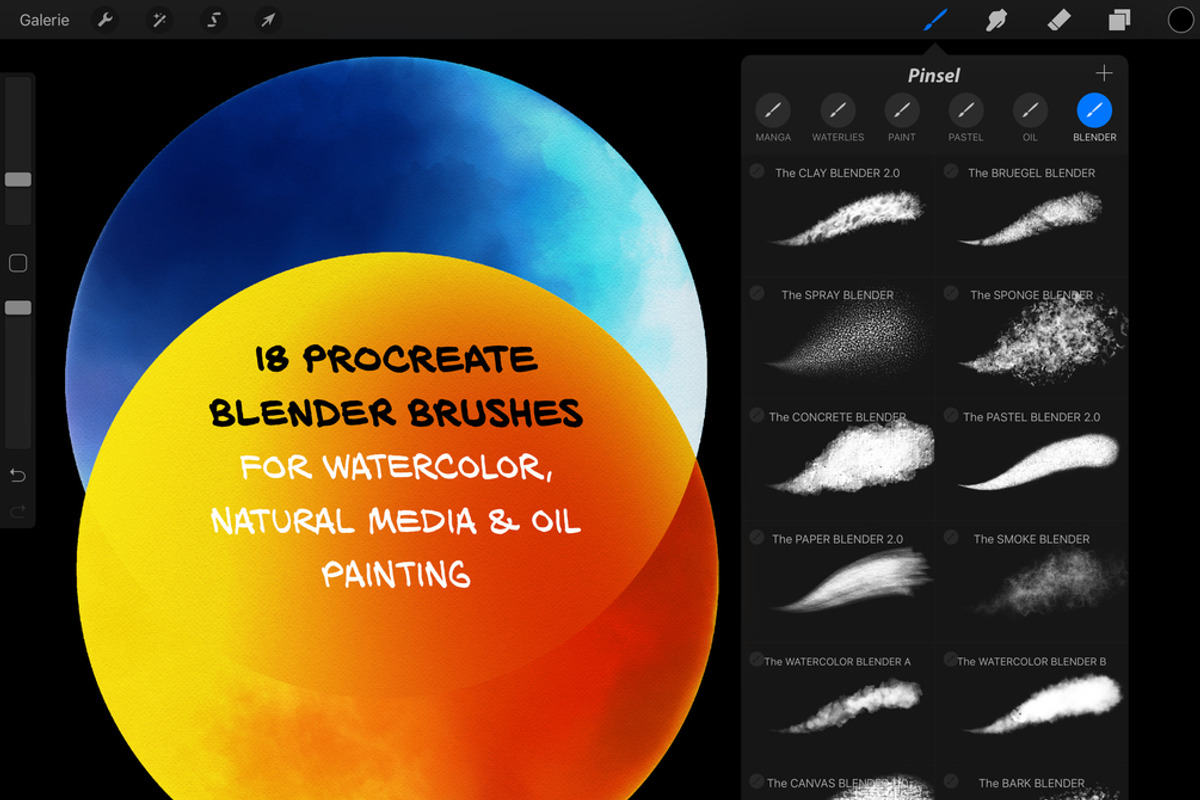 PAINT Bundle: 150+ Procreate Brushes, a Brush Add-On by Georg's Procreate Brushes (Photo 16 of 25)