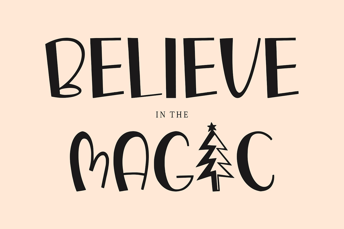Crishnight Cute Christmas Display, a Sans Serif Font by Maulana Creative (Photo 2 of 7)