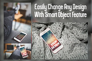 iPhone 6 Rose Gold Mock Up, an iPhone Mockup by Pixel Place (Thumbnail 4 of 6)