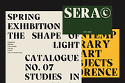 Seron - Bold Display Serif Font, a Serif Font by Indotype Foundry (Thumbnail 7 of 10)