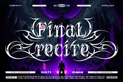 Cursed Claw Typeface, a Blackletter Font by alit design (Thumbnail 9 of 20)