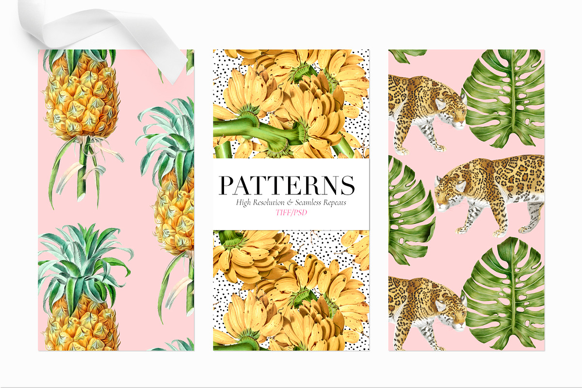 Jungle, Luxurious Cliparts & more!, a Pattern Graphic by Pink Linen (Photo 8 of 11)