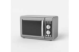 Kitchen microwave oven isolated on, a Technology Illustration by Marozhkastudio
