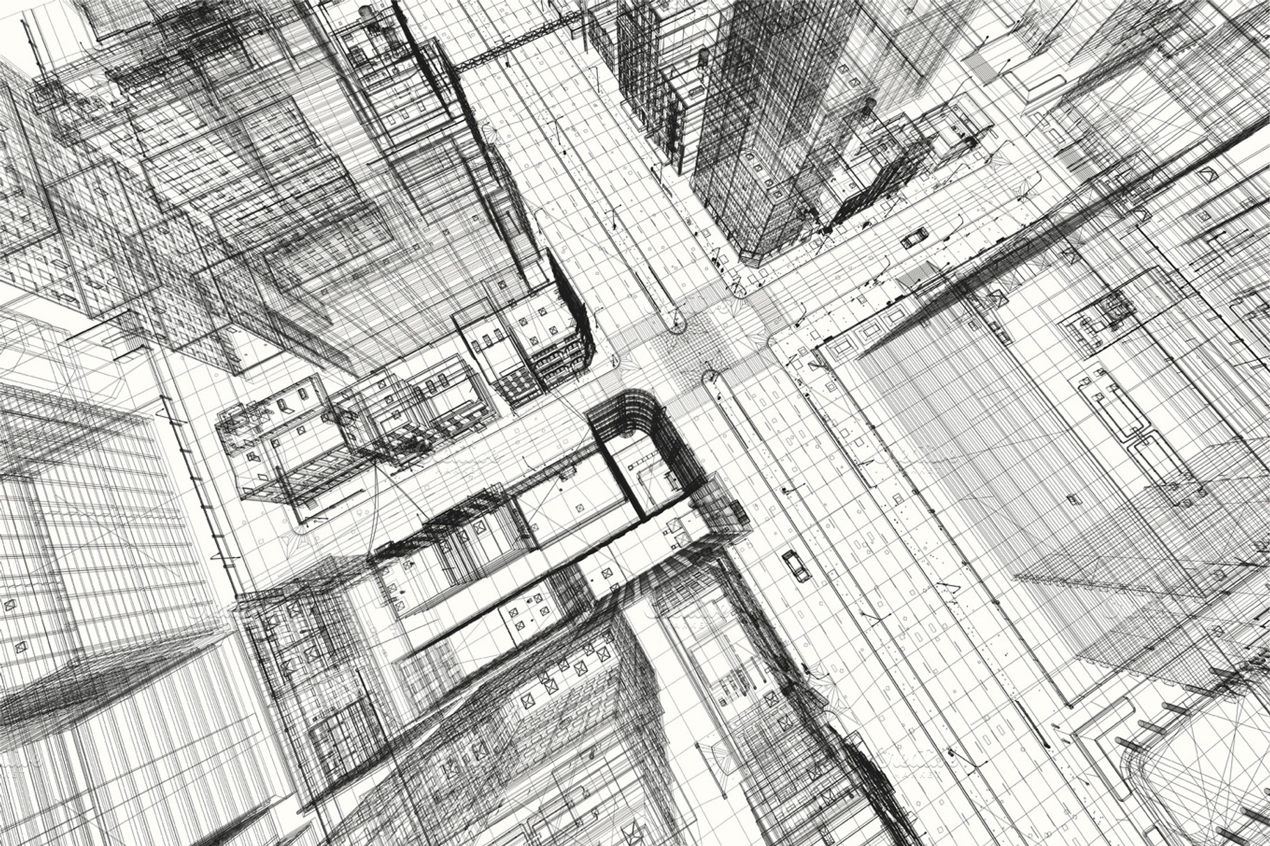 Buildings project in 3d printing stock photo containing city and buildings, an Architecture Photo by Photocreo Michal Bednarek