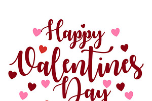 Happy Valentine’s Day Typography