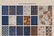 Indigo Velvet Textured Backgrounds, a Background Graphic by DigARTbyHavroshka (Thumbnail 7 of 9)