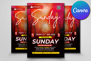Elegant Church Flyer Canva Template, a Flyer Template by Psd Templates (Thumbnail 1 of 3)