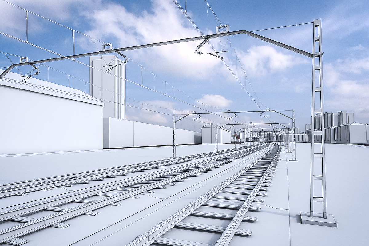 Residential and Industrial UrbanArea, an Architecture 3D Model by 3DNUTS (Photo 12 of 21)