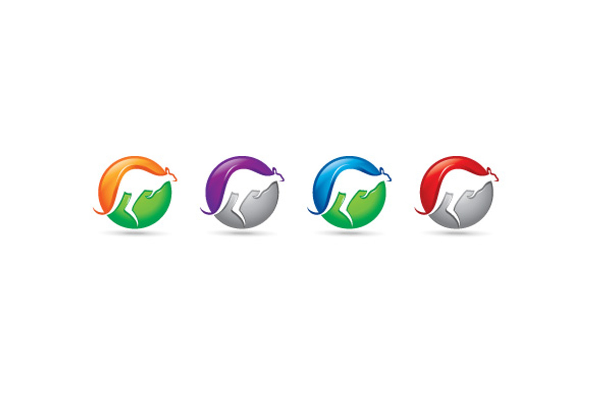 Kangaroo Logo Template, a Branding & Logo Template by The Branding Fusion (Photo 3 of 4)