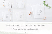 The A5 stationery mockup BUNDLE, a Product Mockup by White Hart Co. (Thumbnail 1 of 7)