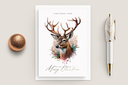 Christmas Postcards with Deer, a Card Template by optimism (Thumbnail 4 of 8)