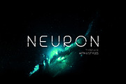 Neuron - Spatial Typeface 6 Weights, a Font by Graphicado (Thumbnail 1 of 11)