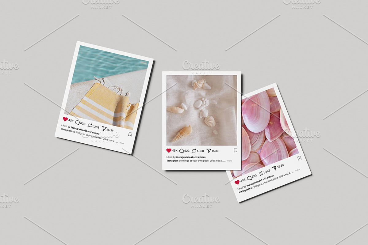 Minimal Instagram Post Mockup, an Advertising Mockup by Gatamotion (Photo 3 of 5)