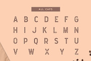 Floresto Textured Typeface, a Sans Serif Font by Kaligra.co (Thumbnail 3 of 16)