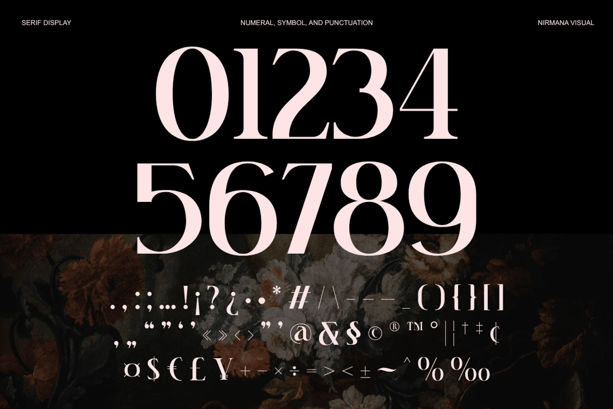 Heroma - Modern Ligatures Font, a Serif Font by Nirmana Visual (Photo 7 of 8)