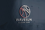 Wave Sun Travel Logo, a Branding & Logo Template by Design_Planet (Thumbnail 1 of 3)