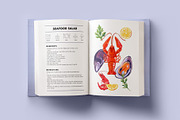 Sea Battle Gouache Illustrations, a Food Illustration by Elena Pimonova (Thumbnail 5 of 10)