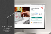 Monitor Display Mock-up #01, a Product Mockup by alexandeerco (Thumbnail 3 of 5)