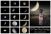 50 Night Sky Overlays, a Texture Graphic by LovePhotoMoment (Thumbnail 15 of 16)