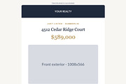Real Estate Email Kit, an Email Template by Art Club (Thumbnail 2 of 5)