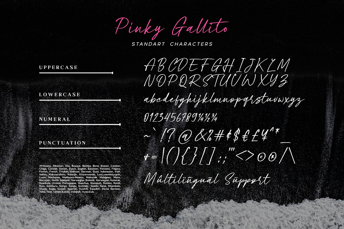 Pinky Gallito / Pretty Handwritten, a Handwritten Font by Java pep (Photo 15 of 15)