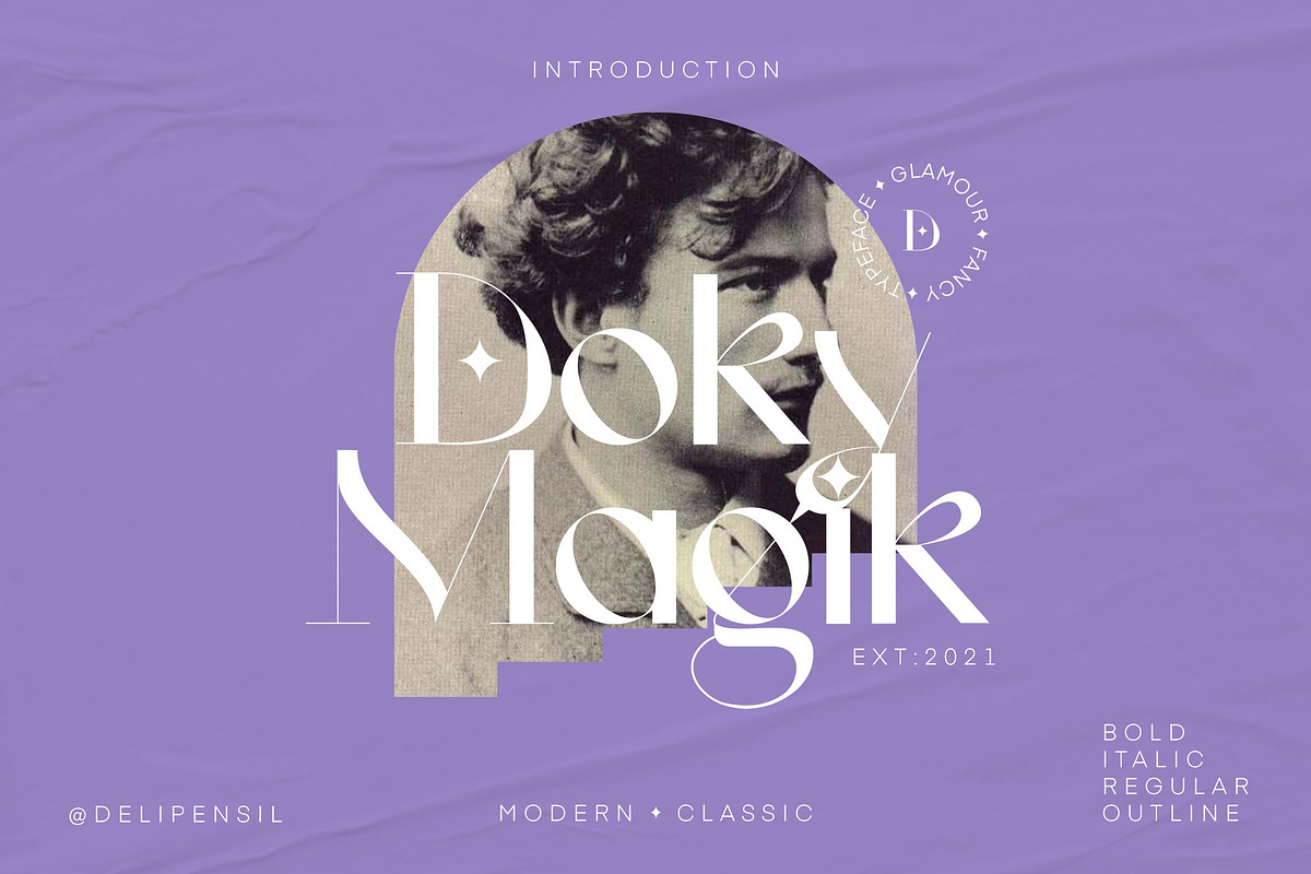 10+ MODERN FONT BUNDLE SALE, a Serif Font by delipensil (Photo 9 of 27)