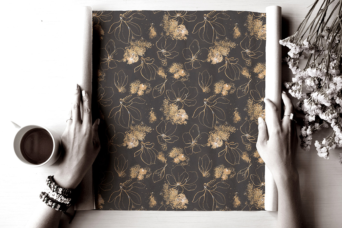 Snakes and Flowers. Pattern collecti, a Pattern Graphic by Dinkoobraz (Photo 6 of 8)