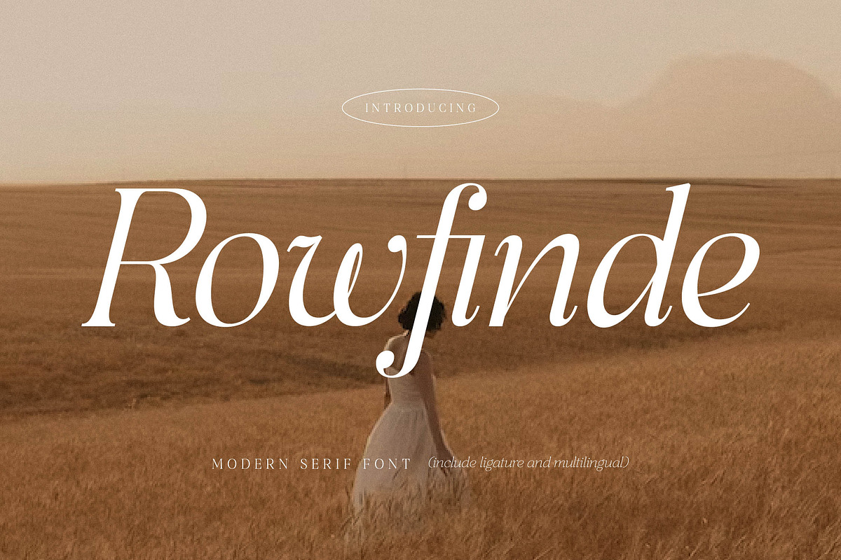 Rowfinde Modern Serif Font, a Serif Font by Storytype Studio (Photo 1 of 15)