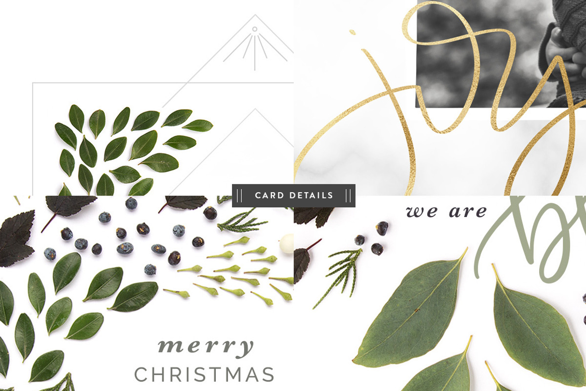 Garland | Christmas Card Budle, a Card Template by The Modern Collective (Photo 2 of 7)