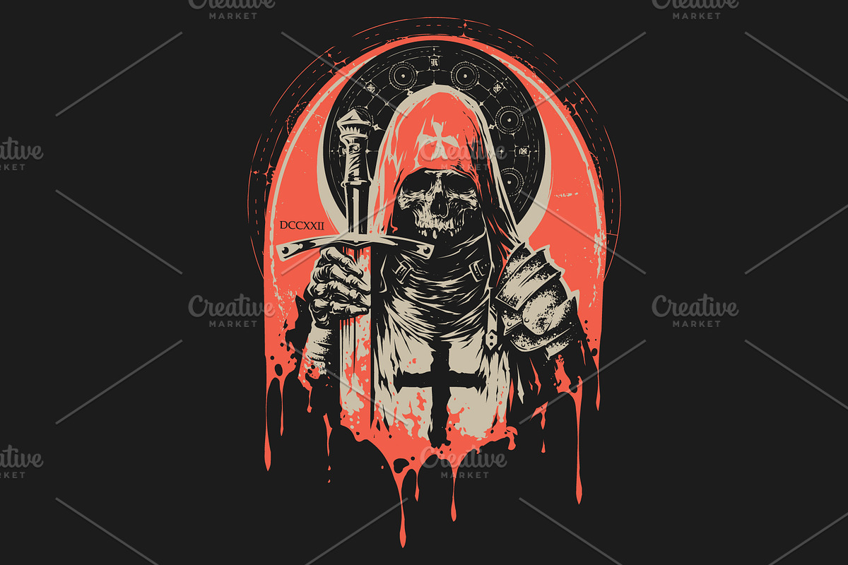 Templar, a Person Illustration by daver2002ua (Photo 2 of 2)