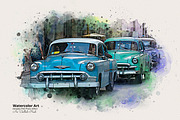 Editable Watercolor Photoshop Effect, an Action Add-On by Photoshop Action (Thumbnail 9 of 17)