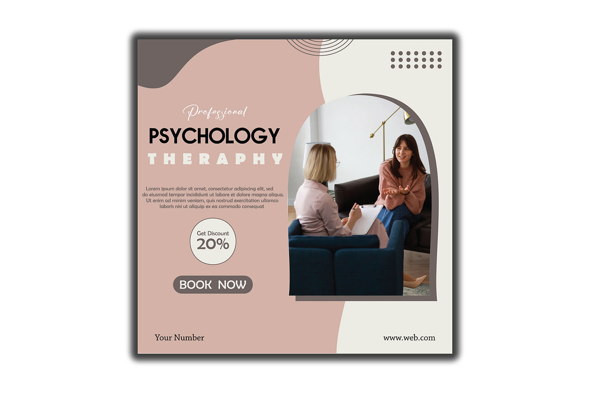 Mental Health Flyer Design, a Flyer Template by YUDesignStore (Photo 1 of 6)