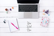 Crystal Desktop Mockups 2, an iPad Mockup by SunnyTangerine Stock (Thumbnail 3 of 5)