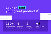 Containers Web Wireframe Kit, an UI Kit Template by Lumina_ui_ux202 (Thumbnail 2 of 6)
