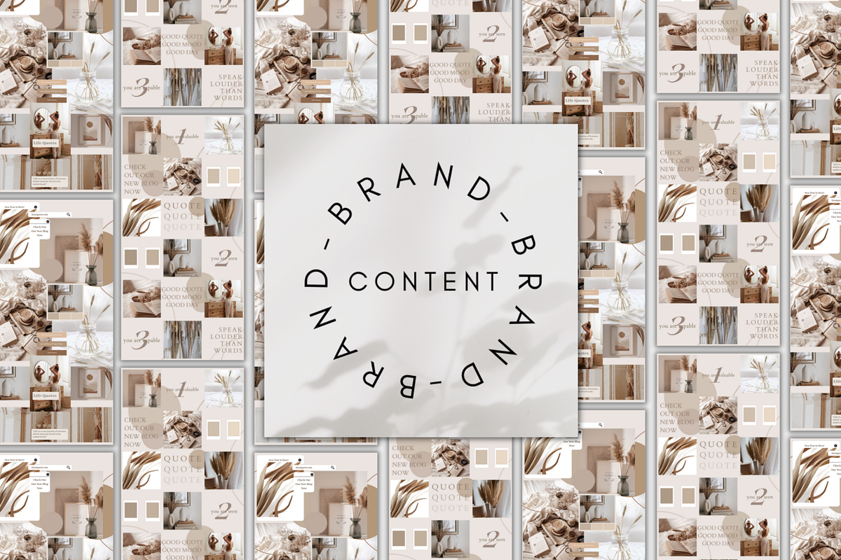 Boho Instagram Puzzle Feed Canva, a Social Media Template by BRANDcontent