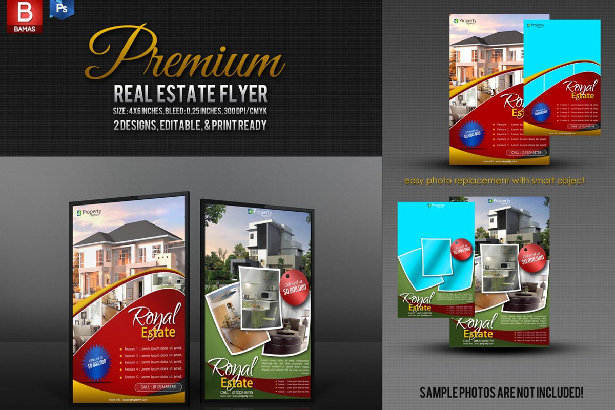 Premium Real Estate Flyer, a Templates & Theme by Creata Creativa
