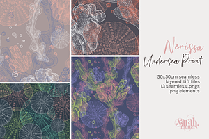 Nerissa Underea Coral Seamless Print