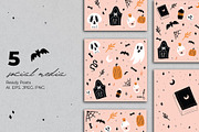 Hand Drawn Halloween Bundle, an Illustration by After Hours Creative (Thumbnail 3 of 5)