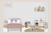 Kids Room Wall/Frame Mock Up 2, a Print Template by Whimsicality (Thumbnail 7 of 7)