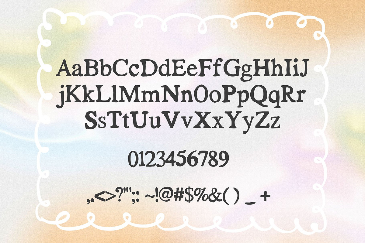 Honey Serif Hand-Drawn Font, a Serif Font by Honey Island Studio (Photo 2 of 6)