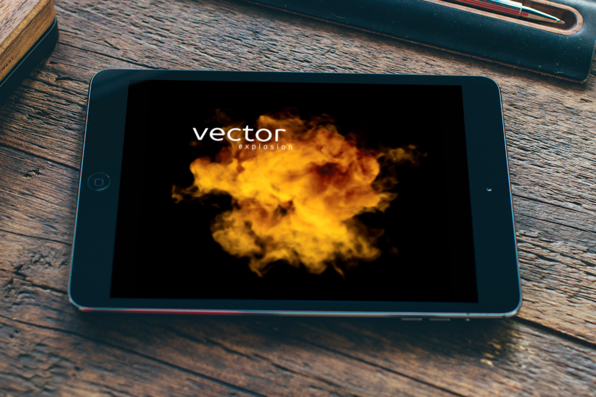 Vector fire shapes, an Illustration by Julvil