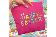 Happy Easter PNG, Easter Bunny Shirt, an Illustration by Designking (Thumbnail 4 of 6)