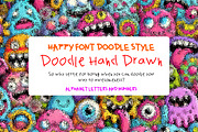 Doodle Hand Drawn Font, a Handwritten Font by GlitterCraft (Thumbnail 2 of 4)