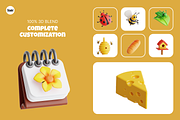 3D Spring Icon, an Object 3D Model by SLAB! Design (Thumbnail 4 of 4)