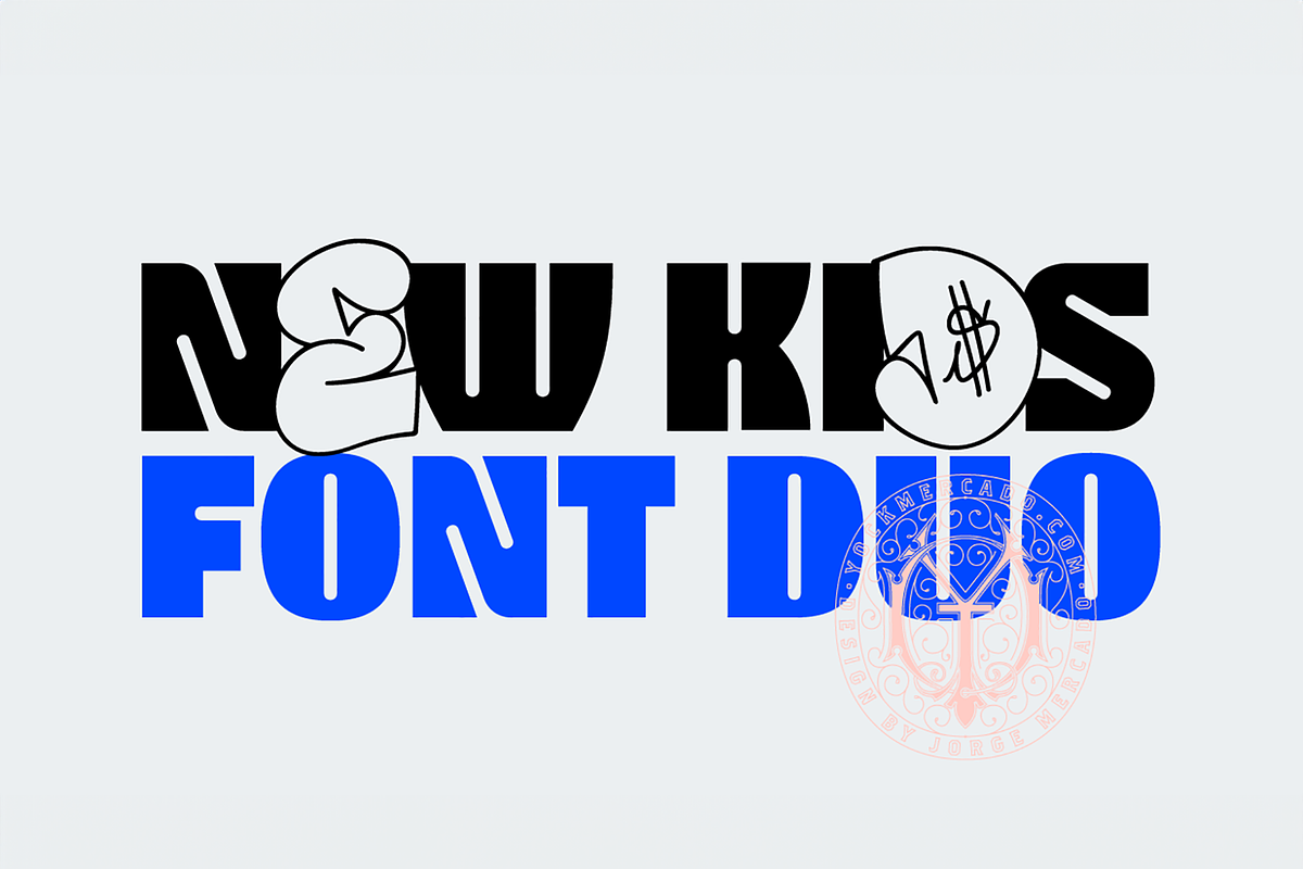 New Kids Font Duo, a Sans Serif Font by YockMercado (Photo 2 of 18)