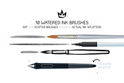 Ink & Watered Ink Brushes, a Brush Add-On by Side Project (Thumbnail 3 of 7)