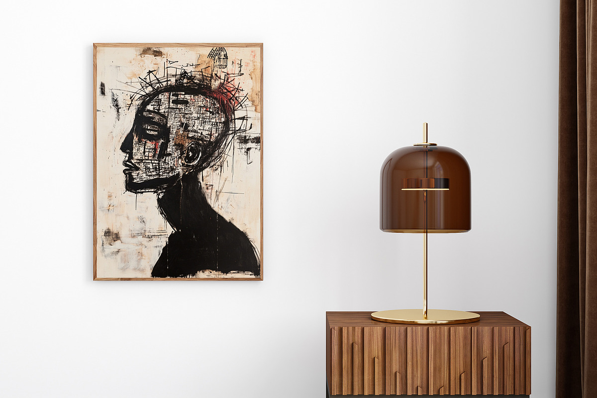 Boom Bap Skull Wall Art, an Illustration by PrintablesByFranklyn (Photo 2 of 6)